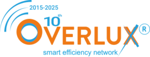 Logo Overlux® - 10 anni retina