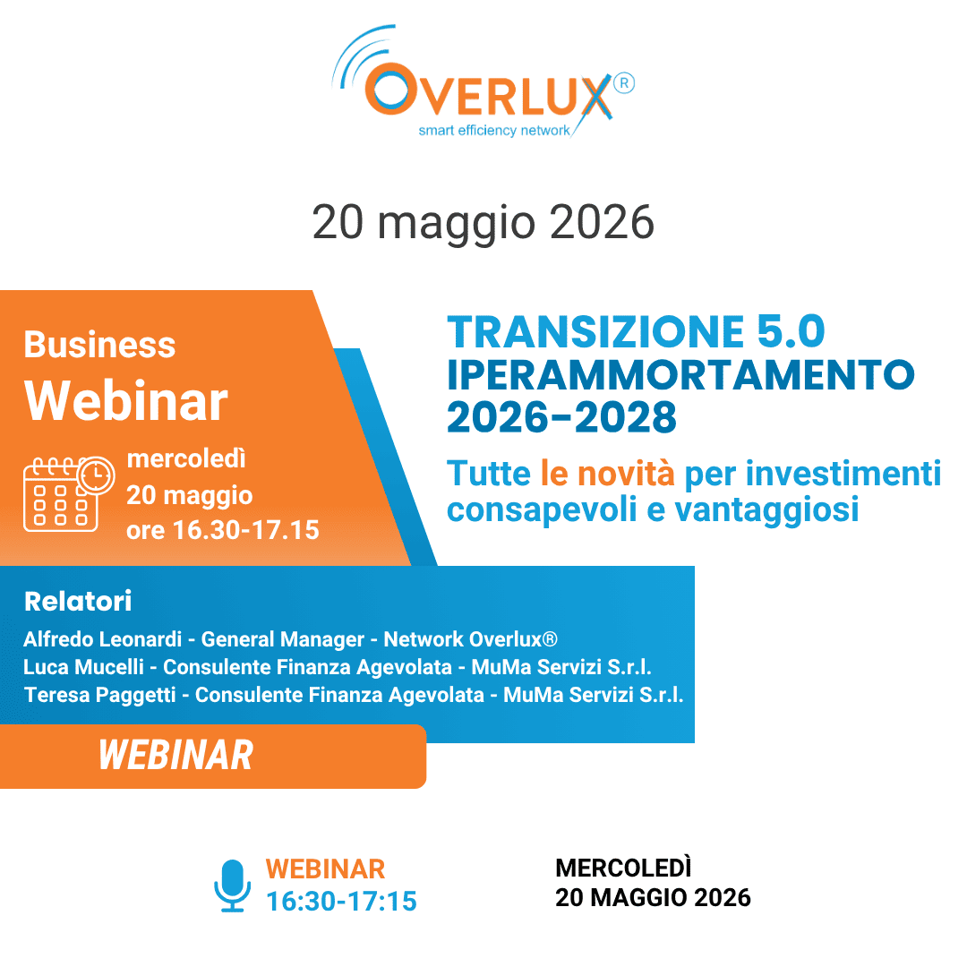 Overlux® -Webinar Iperammortamento